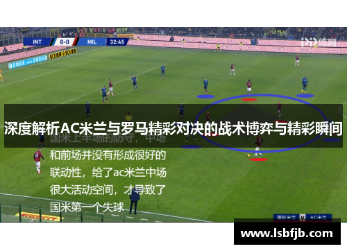 深度解析AC米兰与罗马精彩对决的战术博弈与精彩瞬间 深度解析AC米兰与罗马精彩对决的战术博弈与精彩瞬间
