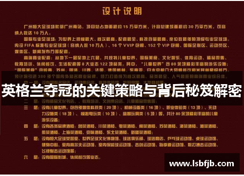 英格兰夺冠的关键策略与背后秘笈解密